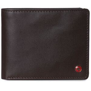 Alpine Swiss Mens RFID Protected Leather Wallet Center Flip Commuter Bifold 2 ID